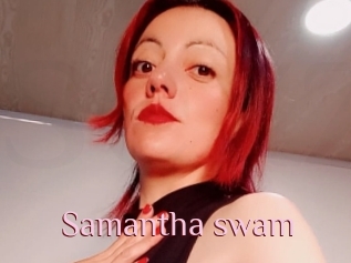 Samantha_swam